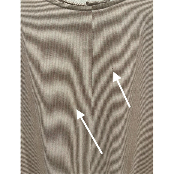 MADEWELL Striped Red White Button Back Tie Shirt - Picture 9 of 9